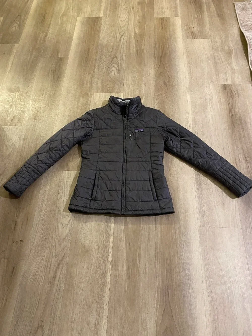 Patagonia Nano Puff Jacket XS Gray Lightweight Insulated Coat |